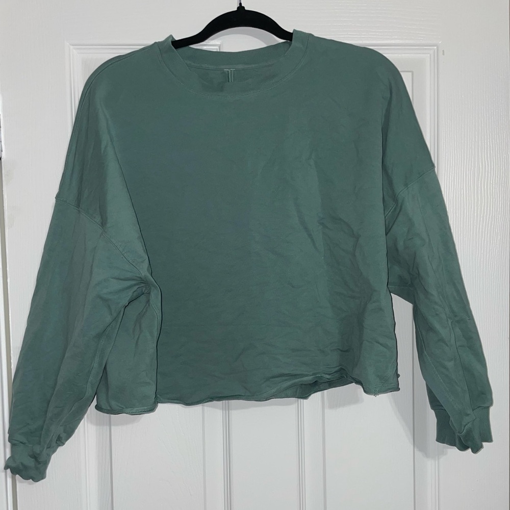 Lululemon Oversized Cropped Sweatshirt
